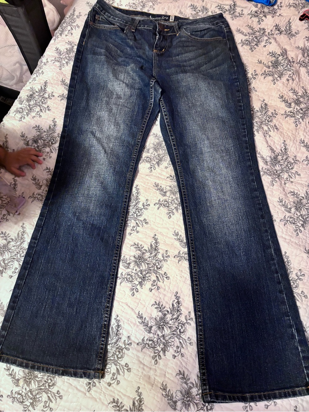 American Rag Dark Blue Flare Jeans